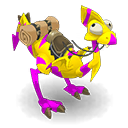 Dragodinde Dorée et Orchidée