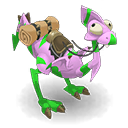 Dragodinde Prune et Émeraude