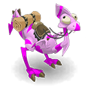 Dragodinde Prune et Orchidée