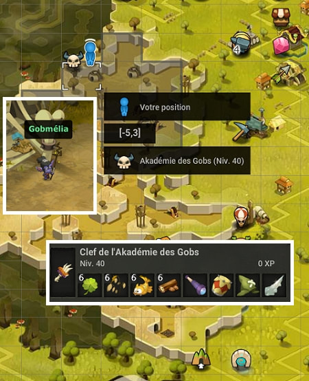 Position de l'Akadémie des Gobs en [-5,3]