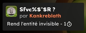 Le Kankreblath rendu invisible par son sort