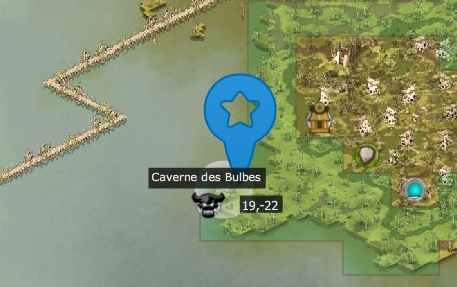 Entrée de la Caverne des Bulbes en [19,-22]