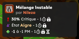 Aigre (0 à 39% PV)