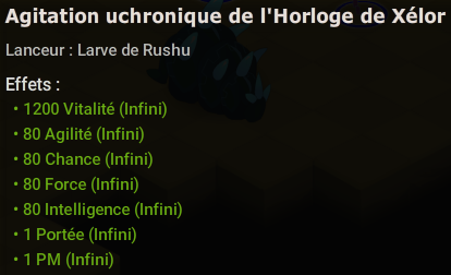 État Agitation uchronique (Élixir mineur)