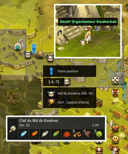 Entrée du Nid du Kwakwa en [-4,-7]