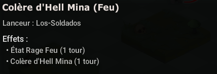 Colère d'Hell Mina (Feu)
